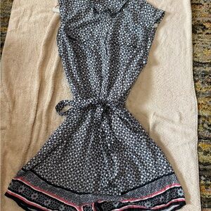 New Look Black and White Patterned Romper